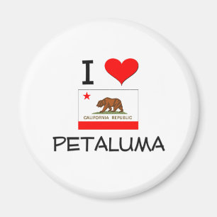 Aimant J'aime PETALUMA la Californie
