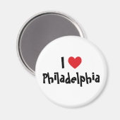 Aimant J'aime Philadelphie (Recto/Verso)