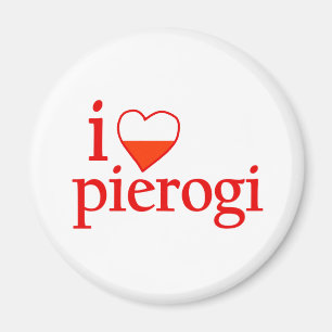 Aimant J'aime Pierogi