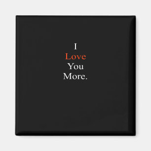 Aimant J'aime plus design minimaliste