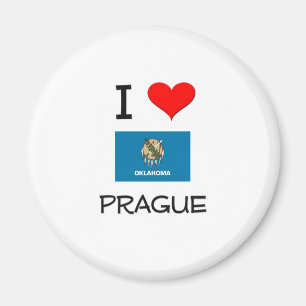 Aimant J'aime Prague l'Oklahoma