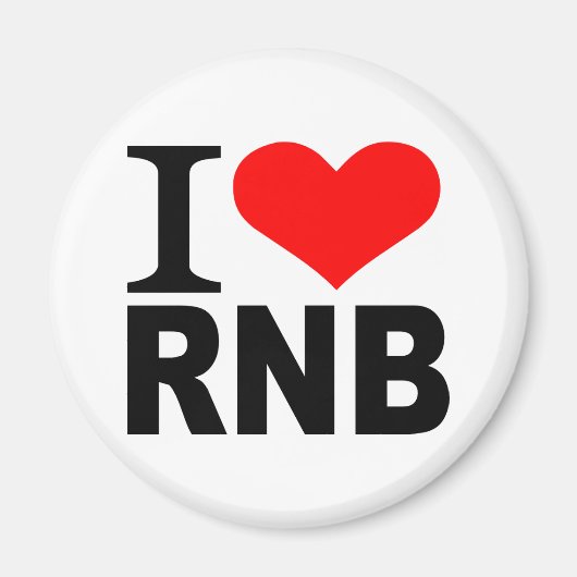 Aimant J'aime RnB (Devant)