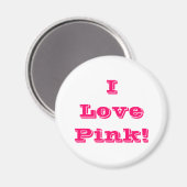 Aimant J'Aime Rose (Recto/Verso)