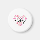 Aimant J'aime Ruby (Devant)