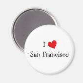Aimant J'aime San Francisco (Recto/Verso)