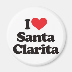 Aimant J'aime Santa Clarita