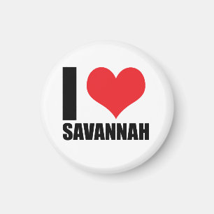 Aimant J'aime Savannah