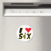 Aimant J'aime Sax (In Situ (Lave-vaisselle))