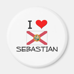 Aimant J'aime SEBASTIAN la Floride