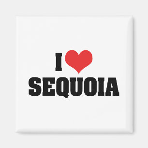 Aimant J'aime Sequoia