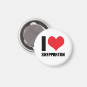 Aimant J'aime Shepparton (Recto/Verso)