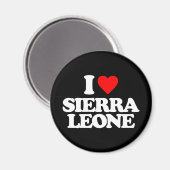 AIMANT J'AIME SIERRA LEONE (Recto/Verso)