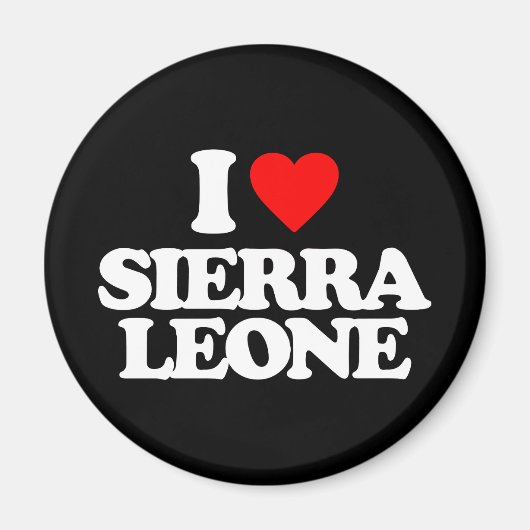 AIMANT J'AIME SIERRA LEONE (Devant)