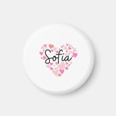 Aimant J'aime Sofia (Devant)