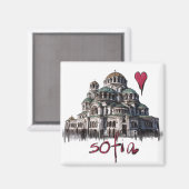 Aimant J'aime Sofia (Recto/Verso)