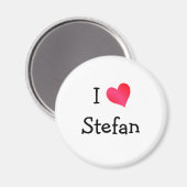 Aimant J'aime Stefan (Recto/Verso)