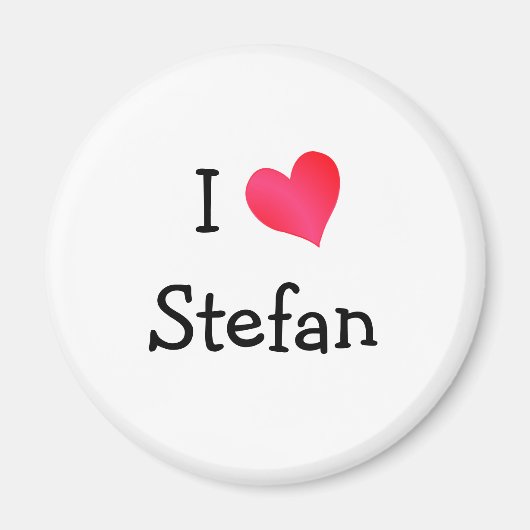 Aimant J'aime Stefan (Devant)