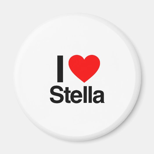 Aimant j'aime stella (Devant)