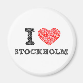 Aimant J'aime Stockholm
