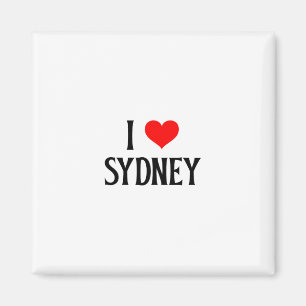 Aimant J'aime Sydney J'ai le cœur Sydney Australie Oz Voy
