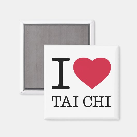AIMANT J'AIME TAI CHI (Recto/Verso)