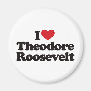 Aimant J'aime Theodore Roosevelt
