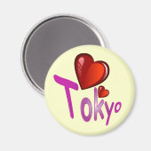 Aimant J'Aime Tokyo ! (Recto/Verso)
