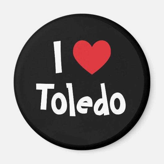 Aimant J'aime Toledo (Devant)