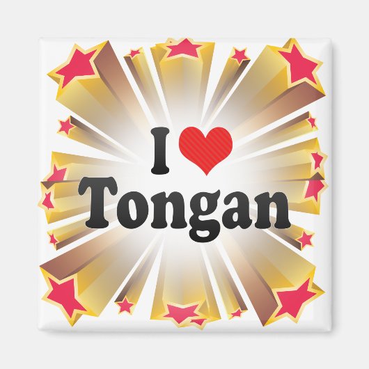 Aimant J'Aime Tongan (Devant)