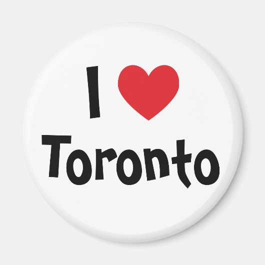 Aimant J'aime Toronto (Devant)