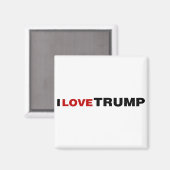 Aimant J'aime Trump (Recto/Verso)