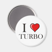 Aimant J'aime Turbo (Recto/Verso)