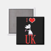 Aimant j'aime uk (Recto/Verso)