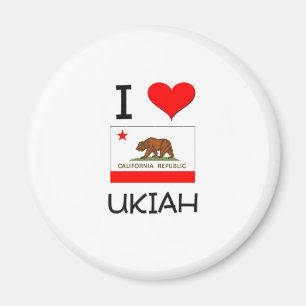 Aimant J'aime UKIAH la Californie