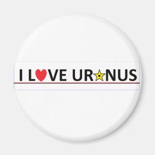 Aimant J'aime Uranus