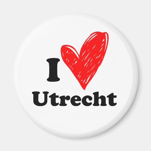 Aimant J'aime Utrecht (Devant)