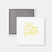 Aimant J'Aime Votre Sourire (Recto/Verso)