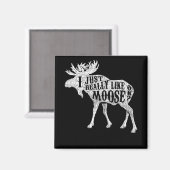 Aimant J'Aime Vraiment Moose OK (Recto/Verso)