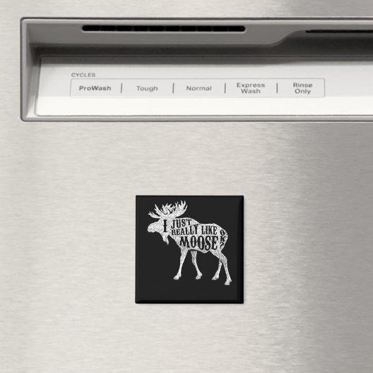 Aimant J'Aime Vraiment Moose OK (In Situ (Lave-vaisselle))