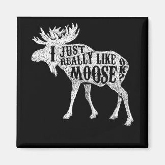 Aimant J'Aime Vraiment Moose OK