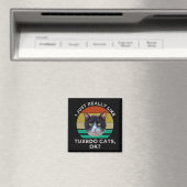 Aimant J'Aime Vraiment Tuxedo Cats D'Accord ? (In Situ (Lave-vaisselle))