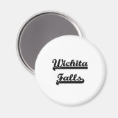 Aimant J'aime Wichita Falls Texas Classic Design (Recto/Verso)