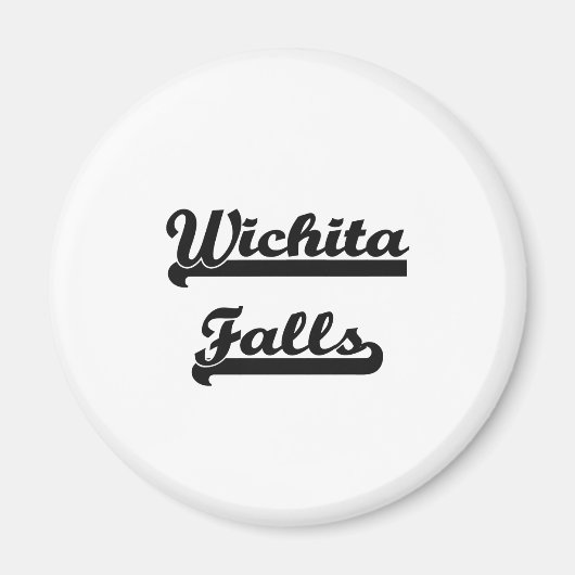 Aimant J'aime Wichita Falls Texas Classic Design (Devant)