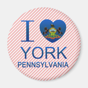 Aimant J'aime York, PA