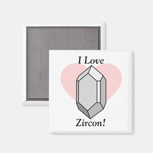 Aimant J'Aime Zircon ! (Recto/Verso)