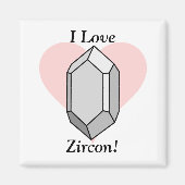 Aimant J'Aime Zircon ! (Devant)