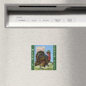 Aimant J'Aimerais Pouvoir Voler Thanksgiving Turquie (In Situ (Lave-vaisselle))