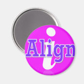 Aimant j'aligne l'aimant (Recto/Verso)