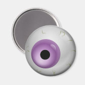 Aimant Jalloween violet sanglant Zombie Eyeball (Recto/Verso)