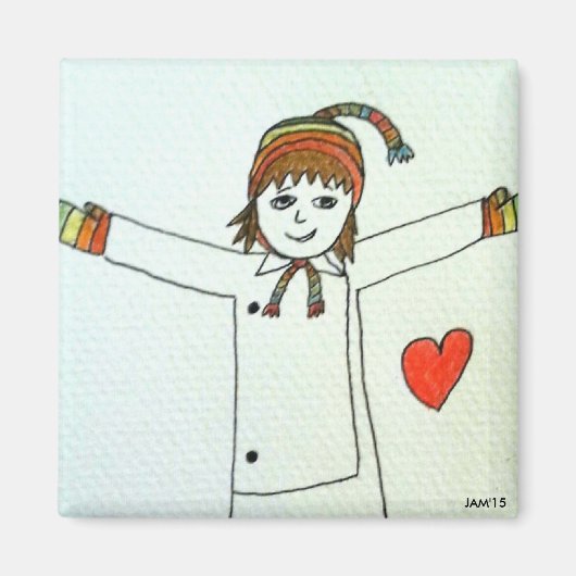 Aimant Jam_Jar_Marr Magazine d'art original (Devant)